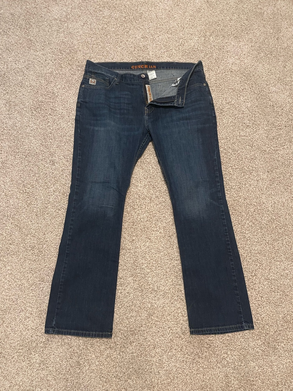 Men’s 38x32 Cinch Jeans “Ian” Gold Label Stonewashed